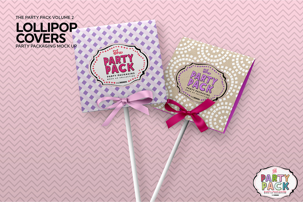Lollipop Cover Packaging Mockup, a Cups & Container Mockup by INCDesign (Photo 5 of 6)