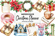 Christmas Planner Clipart, an Illustration by DreamArtGraphic (Thumbnail 1 of 5)