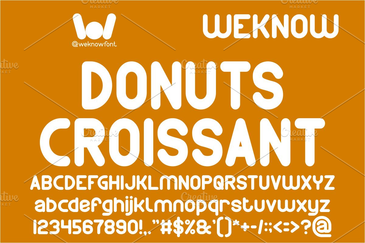 Logical Reasoning font, a Sans Serif Font by weknow (Photo 3 of 8)
