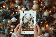 Boho Christmas Card Template, a Card Template by LucaTheme (Thumbnail 3 of 6)