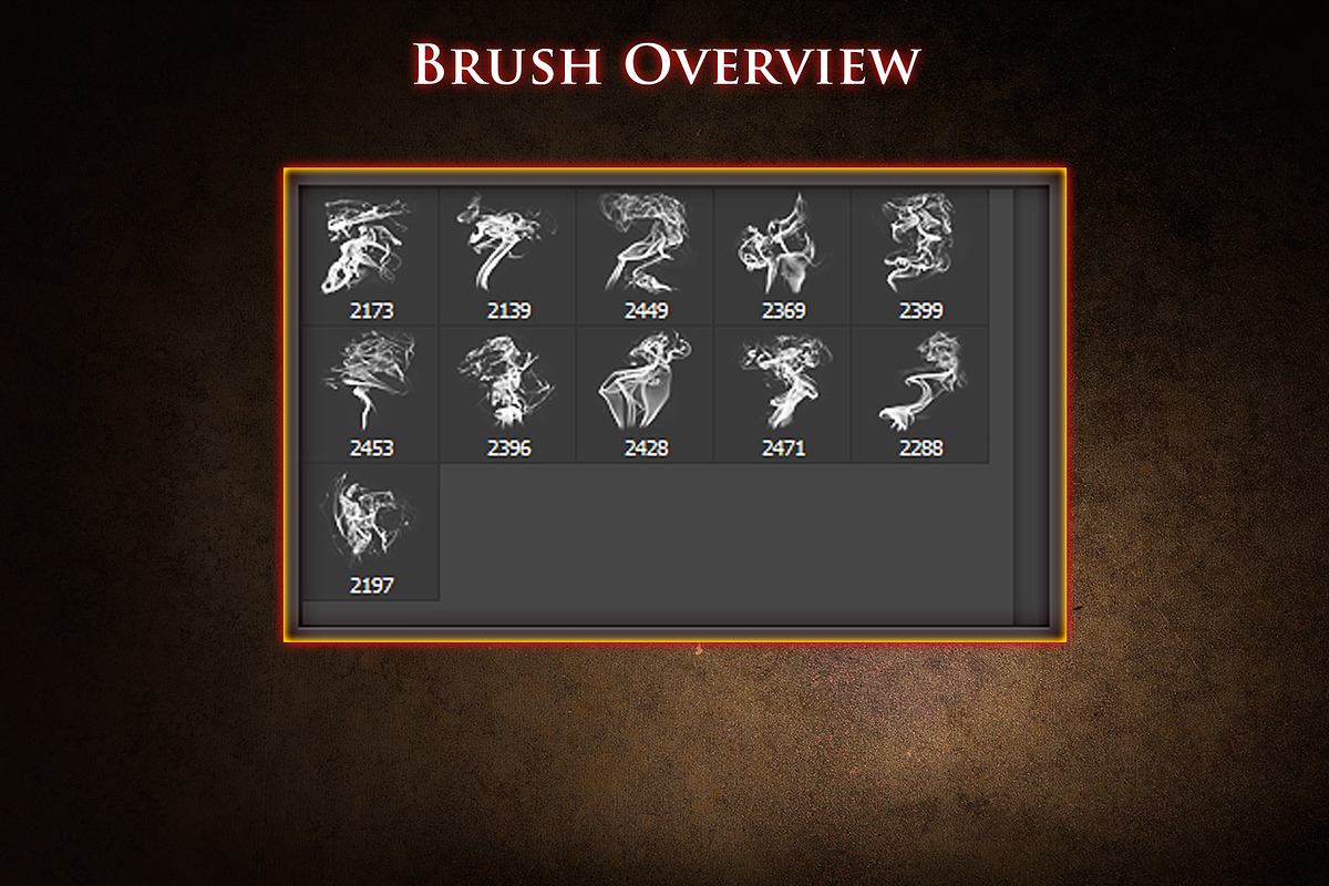 11 Smoke and Fire Brushes preview 2