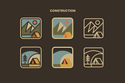 Simple Outdoor Badges, an Illustration by Firowerk (Thumbnail 2 of 7)