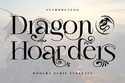 Dragon Hoarders Font, a Serif Font by 177Studio (Thumbnail 1 of 8)