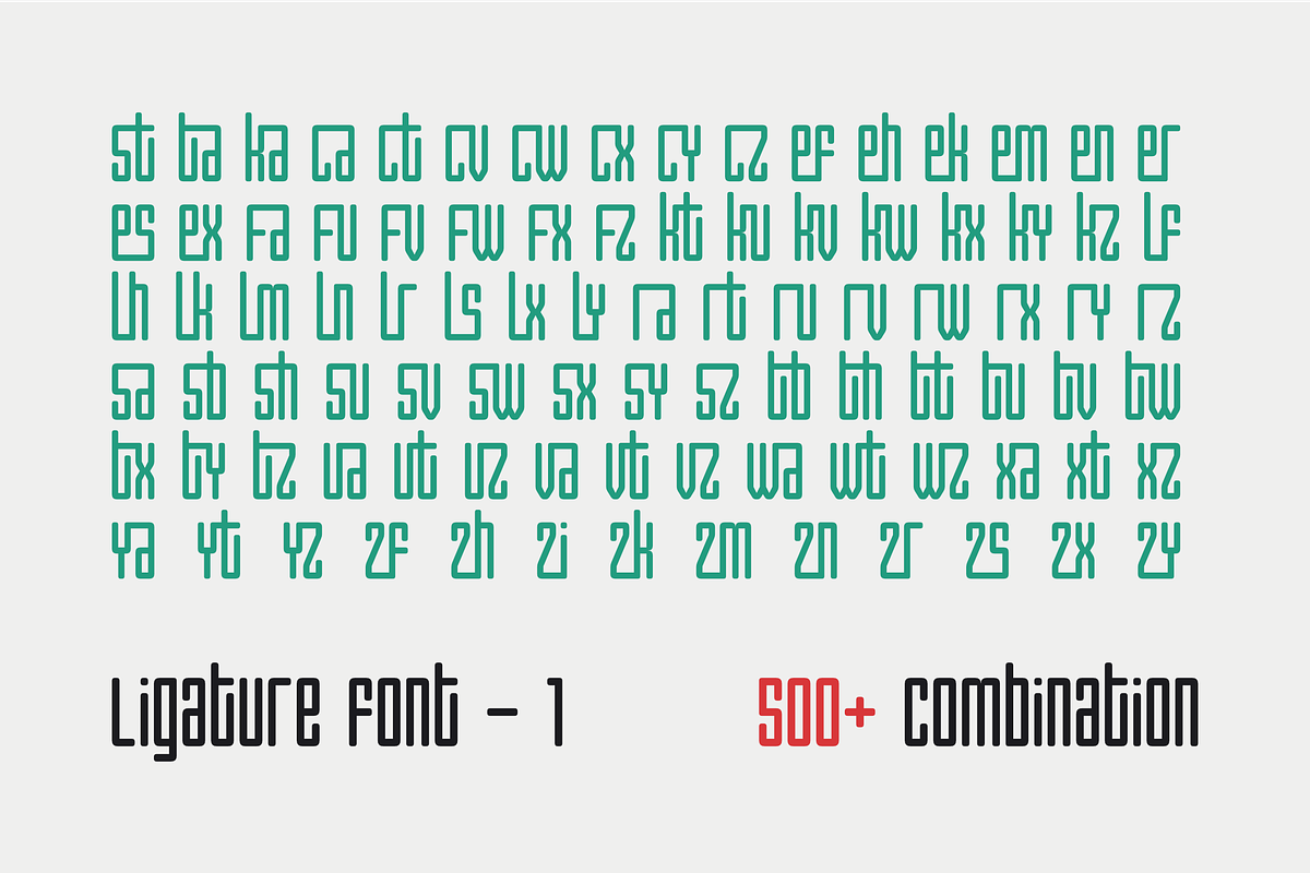 Gridpact, a Sans Serif Font by ahweproject (Photo 13 of 17)