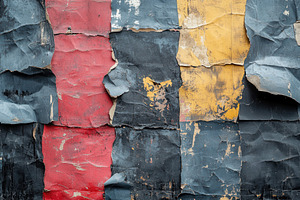 Abstract layered paint peeling textu, a Photo by Pixeness Studio