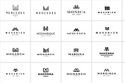 M Letter Logo Bundle Monogram Set, a Branding & Logo Template by Template Dealer (Thumbnail 3 of 44)