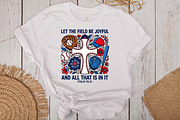 Joyful Baseball Coquette PNG, a Work Illustration by CraftArtStudio (Thumbnail 3 of 4)
