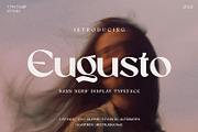 Eugusto Display Typeface, a Sans Serif Font by Typetemp Studio (Thumbnail 1 of 26)