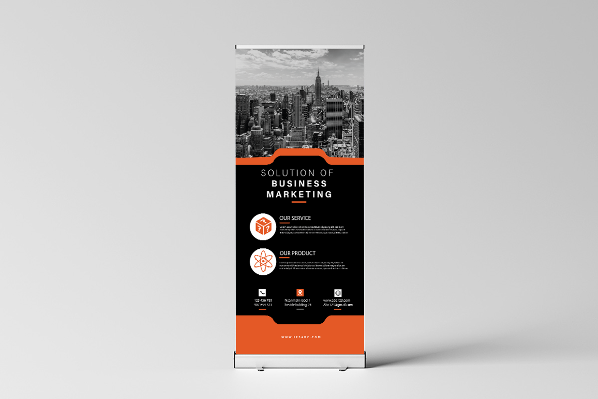 Roll up banner Template Bundle, a Presentation Template by Asker Design (Photo 2 of 6)