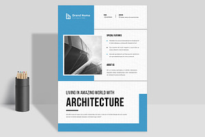Architecture Flyer Template, a Flyer Template by ContestDesign