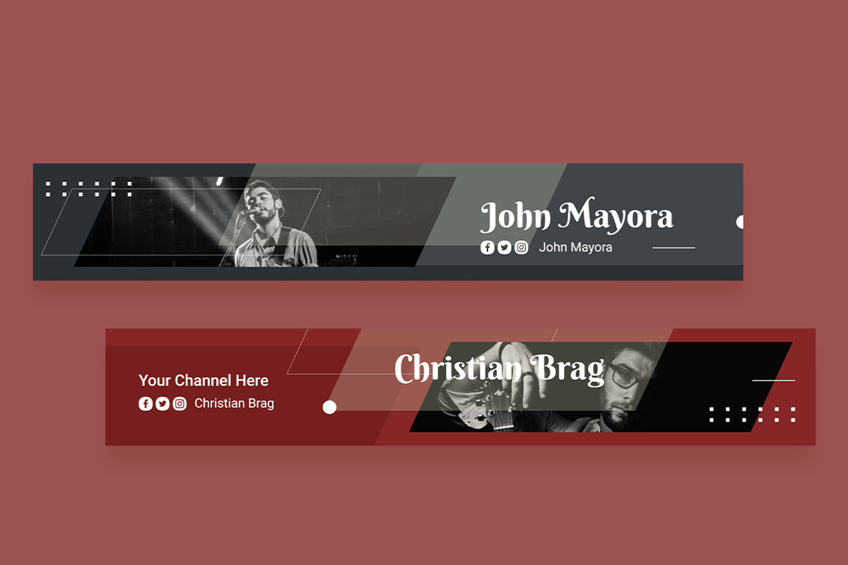 Music Youtube Cover, a Social Media Template by Rahardi Creative (Photo 2 of 4)
