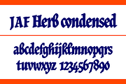 JAF Herb Condensed, a Blackletter Font by Just Another Foundry (Thumbnail 1 of 3)