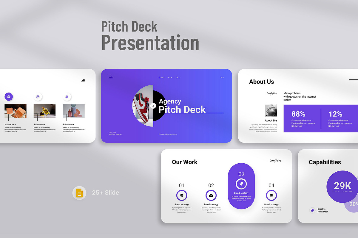 Creative Agency Pitch Deck, a Presentation Template by KreateTribe (Photo 5 of 6)