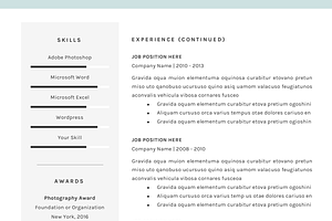 Creative Resume CV Templates