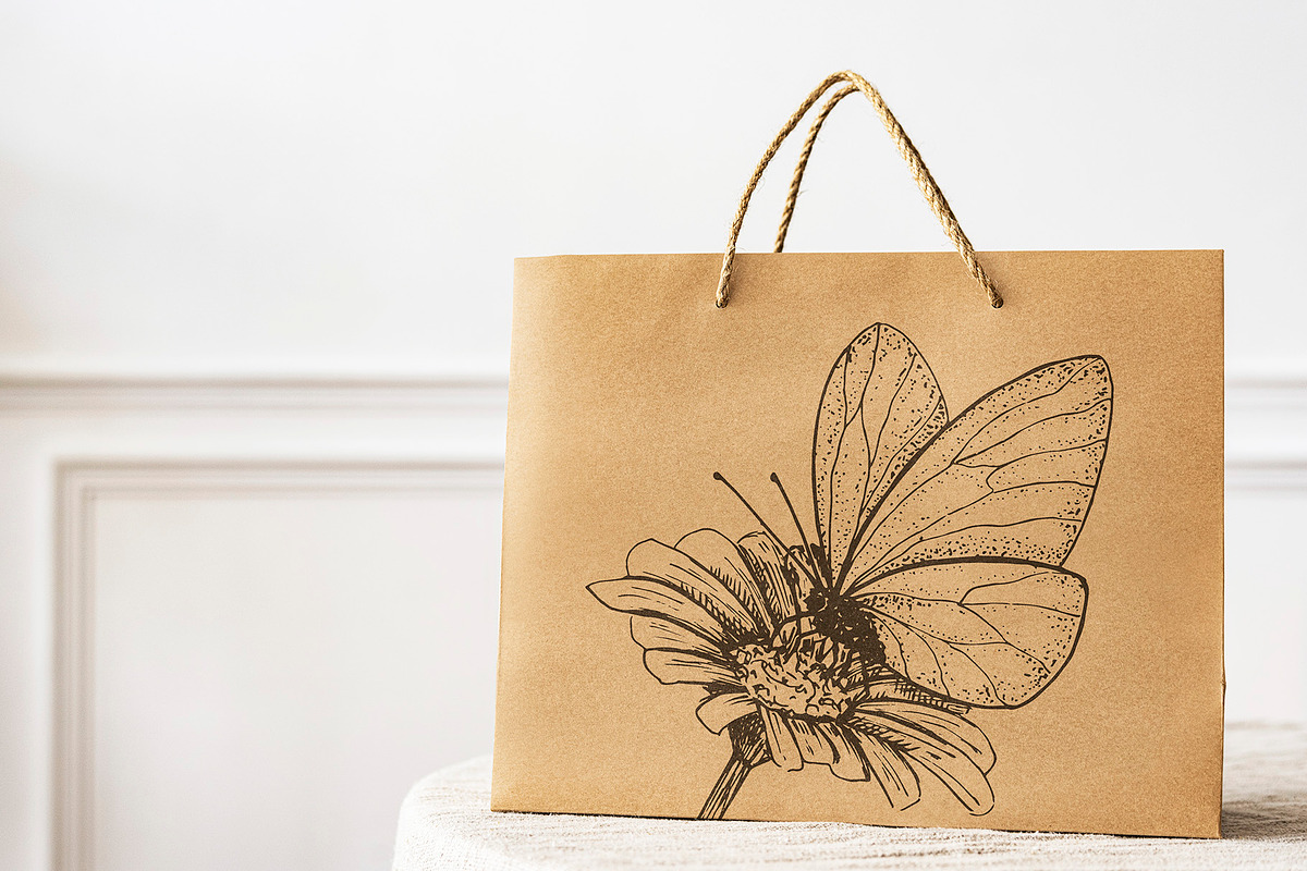 Butterfly. Hand-drawn sketch., an Illustration by Canatic (Photo 6 of 6)