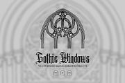 Gothic Windows, an Object Graphic by Norse Moss (Thumbnail 1 of 6)