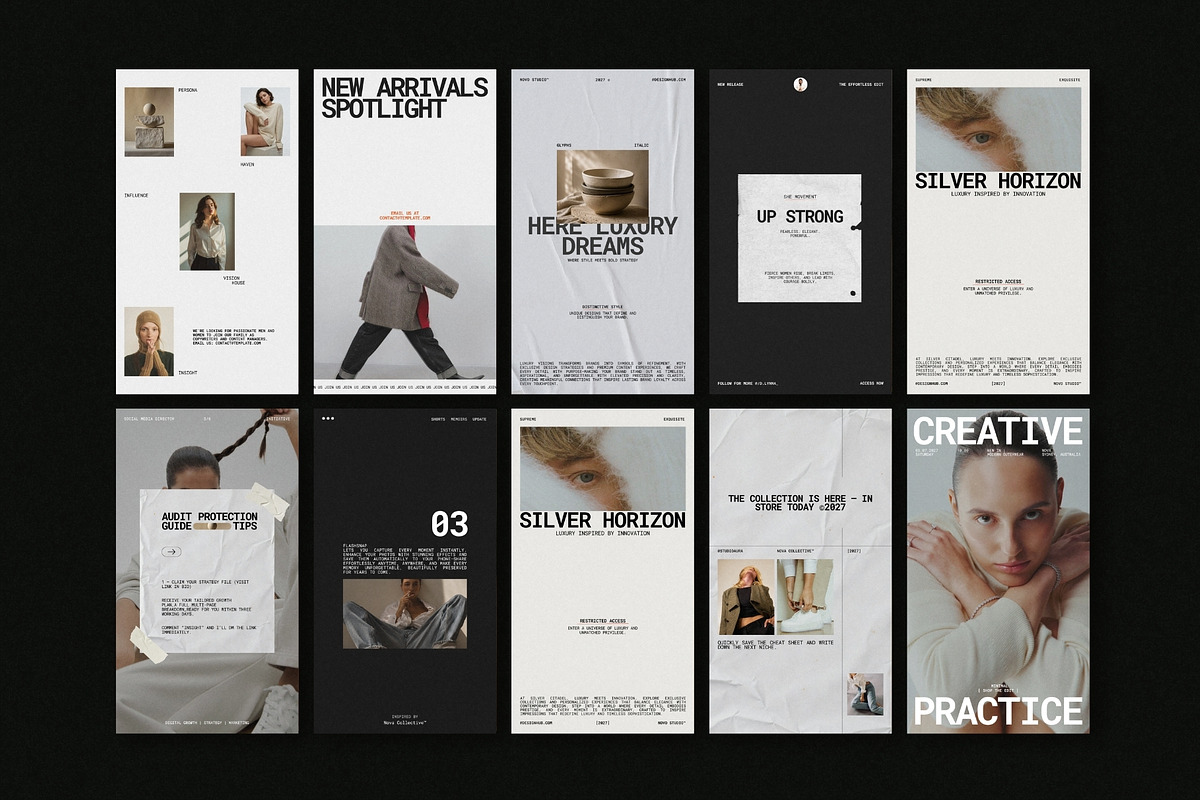 ZENO | Instagram Post & Story (III), a Social Media Template by The Aesthetic Studio (Photo 6 of 10)