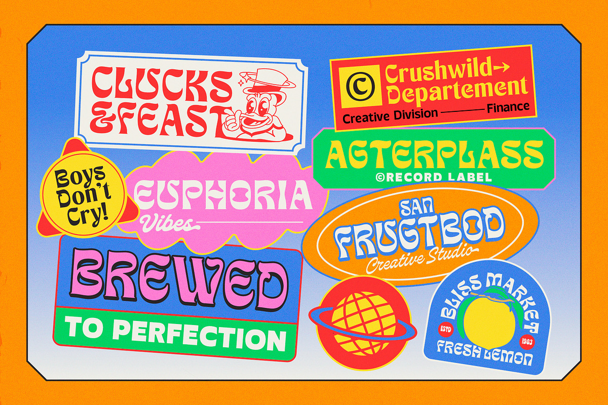 TNSC Briets - Psychedelic Font, a Serif Font by The Native Saint Club (Photo 10 of 15)