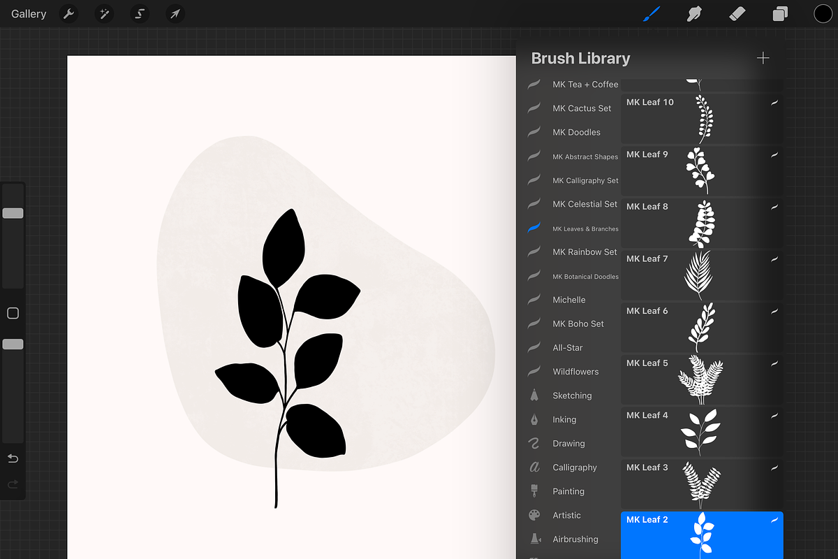 PLANTS BUNDLE - Procreate Stamps, a Brush Add-On by Michelle Kirsch Creative (Photo 11 of 12)