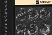 160 Splashes Water Procreate Stamps, a Brush Add-On by DrawingStoryShop (Thumbnail 7 of 8)