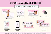 Pink Shopify Theme and Branding Kit, a Shopify Template by Template Twist Shop (Thumbnail 6 of 9)