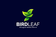 Modern Gradient BirdLeaf Logo Design, a Branding & Logo Template by Artnivora.Std (Thumbnail 3 of 5)