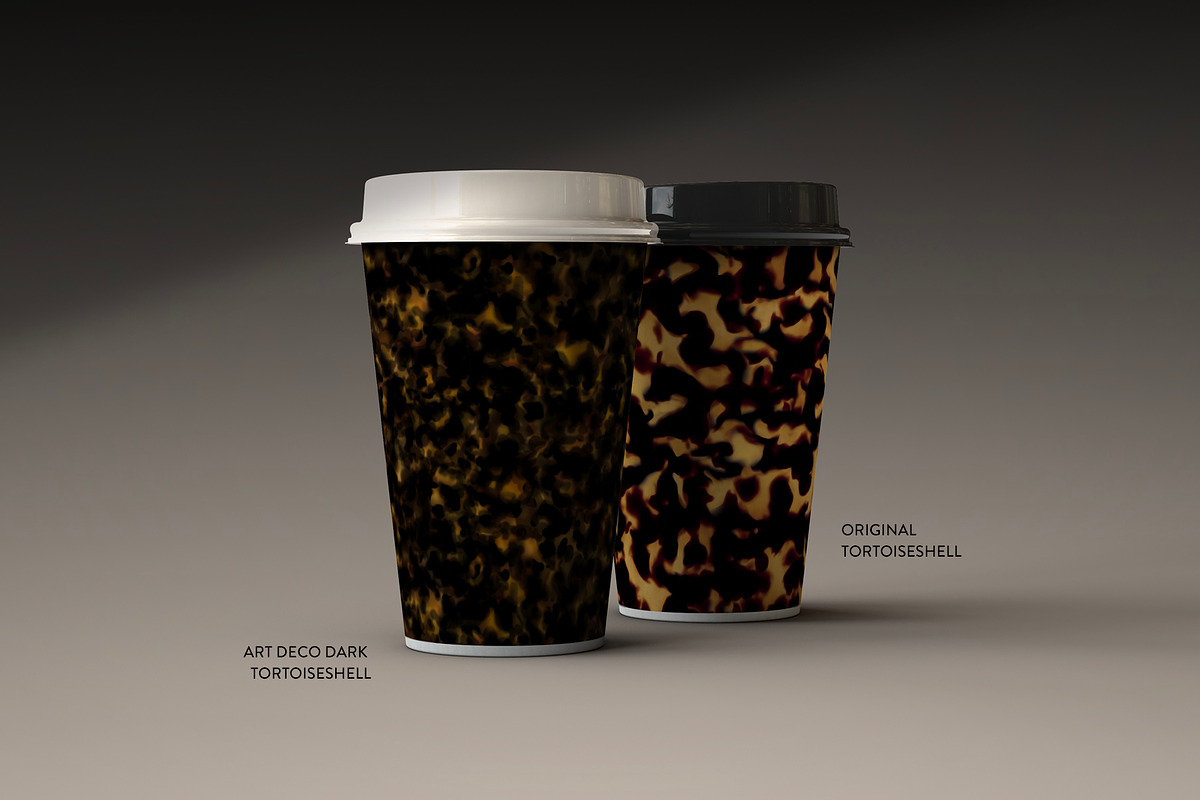 Art Deco Dark Tortoiseshell Pattern, a Pattern Graphic by Leysa Flores (Photo 8 of 10)