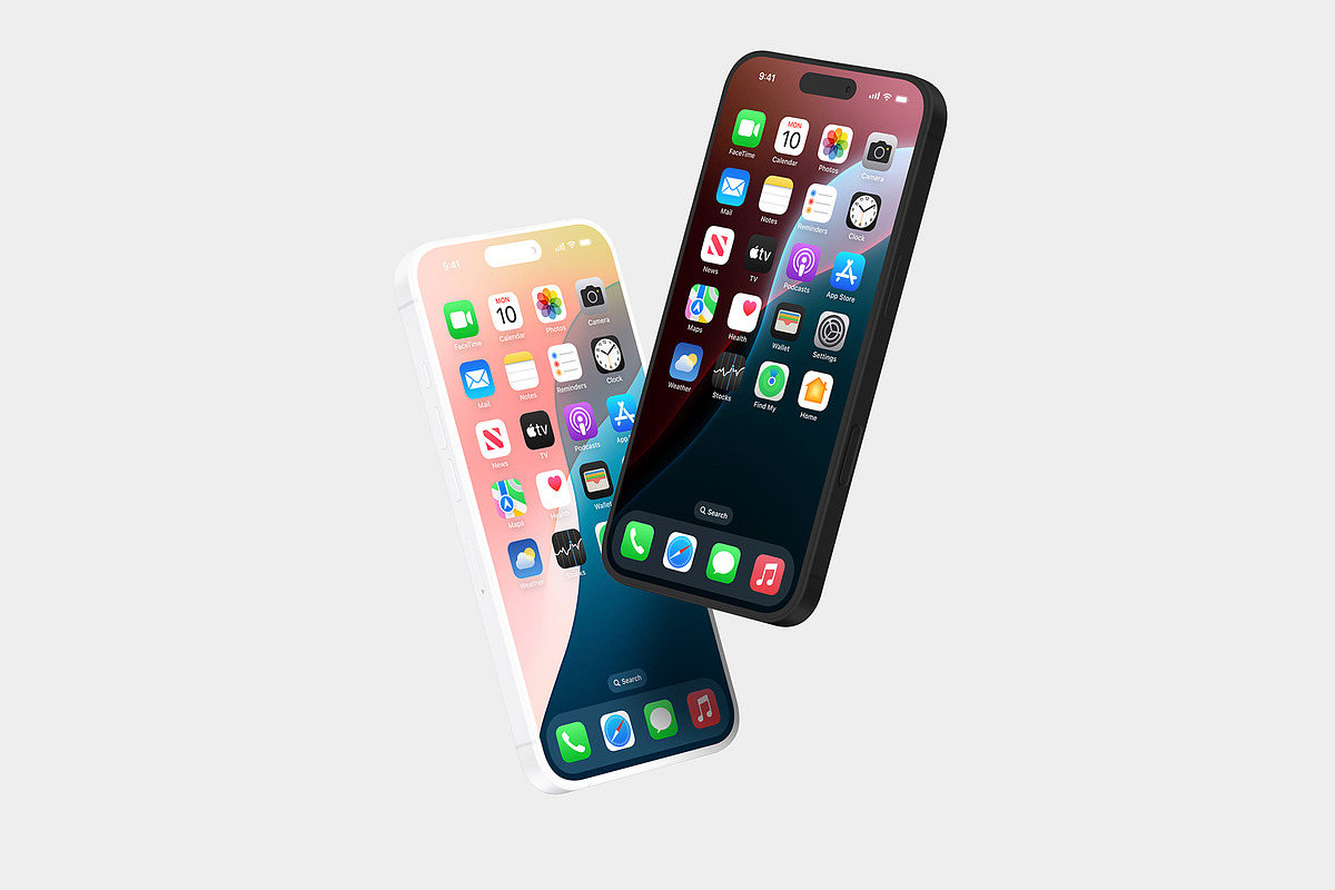iPhone 16 Pro Clay - 24 Mockups, an iPhone Mockup by Asylab (Photo 55 of 58)