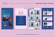 Digitally Cool IG Kit in PSD & CANVA, a Social Media Template by Tangerine Nation (Thumbnail 9 of 13)