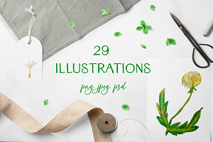 Cute Crayon Child Dandelion Flower, a Healthcare Illustration by Lucyinyourheart