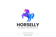 Gradient Modern Horse Logo Design, a Branding & Logo Template by Artnivora.Std (Thumbnail 1 of 2)