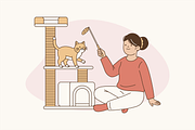 The Pet Connection Illustration, an Object Graphic by Jump Studio (Thumbnail 5 of 12)
