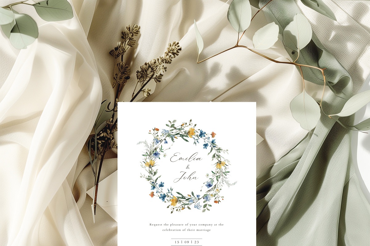 Blue Wild Flower, a Decorative Illustration by heyiamalice (Photo 10 of 10)