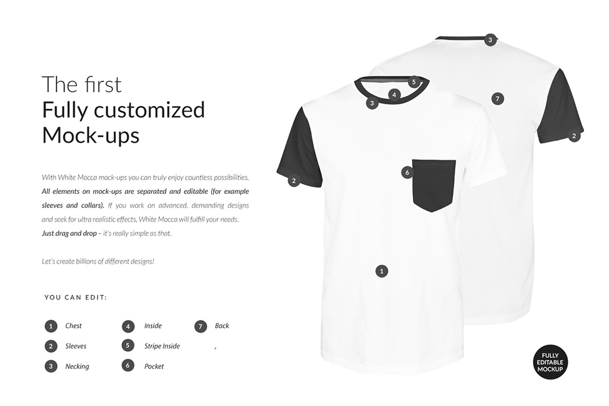 Men T-Shirt Ghost Mock-ups FREE DEMO, a Books & Magazine Mockup by Apparel_Mockups (Photo 5 of 22)