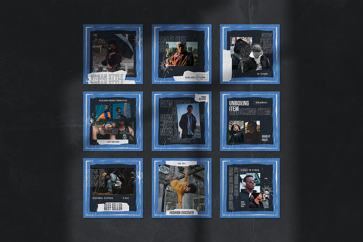 Bundle Streetwear Instagram Template, a Social Media Template by Azruca (Photo 10 of 26)