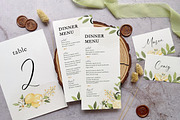 Lemon Citrus Wedding Suite, an Invitation Template by BlueRobinDesignShop (Thumbnail 4 of 5)