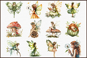 Woodland Fairies Nature Graphics, an Illustration by Sublimation Artist (Thumbnail 3 of 6)