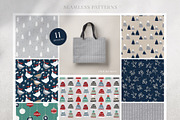 200+ Silent Christmas watercolor set, an Animal Illustration by Tabita's shop (Thumbnail 13 of 17)