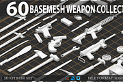 BASEMESH WEAPON COLLECTION, an Object 3D Model by MohamedHussien1 (Thumbnail 1 of 8)