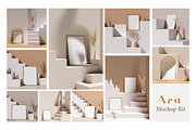 Ara Artwork Frame Mock-up Kit, a Print Template by LINII (Thumbnail 9 of 9)