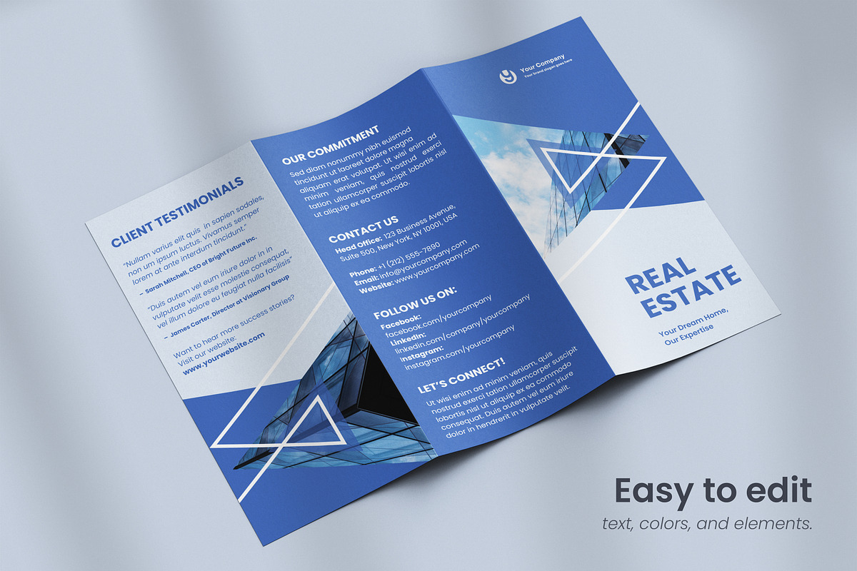 All Purpose Trifold Brochure 03, a Brochure Template by WheelieMonkey (Photo 3 of 4)