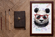watercolor cute panda, an Animal Illustration by art_mouse (Thumbnail 4 of 8)