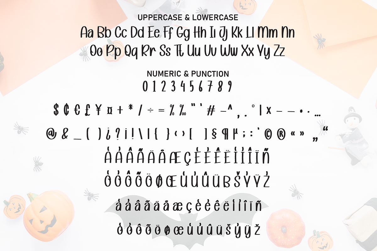 Happy Halloween | Script Font, a Script Font by Scratchones (Photo 7 of 8)