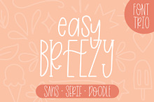 Easy Breezy Trio, Sans Serif Doodle
