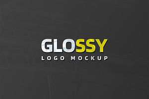Glossy Logo Mockup, a Product Mockup by graphypix