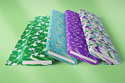 Simple daisies. Vector set 4 prints., a Pattern Graphic by GALAKAM (Thumbnail 6 of 6)