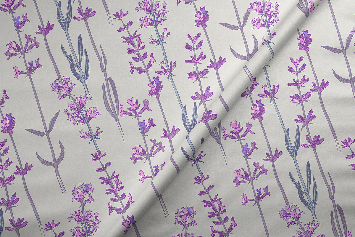 Hand drawn lavender collection, a Decorative Illustration by handsketched (Photo 8 of 8)