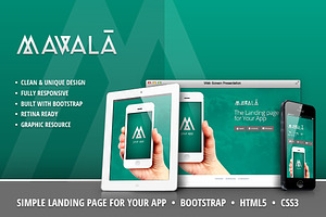 Mavalà - Simple Landing Page