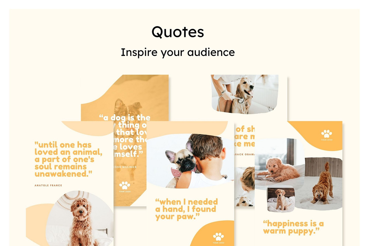 Pets Pinterest Pins Canva Templates, a Social Media Template by Cultive Creative (Photo 8 of 12)