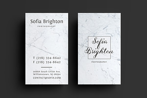 Marble Photography Business Card